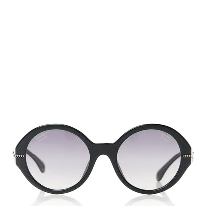 Chanel Calfskin Chain Sunglasses 5511-A Black 2 of 8