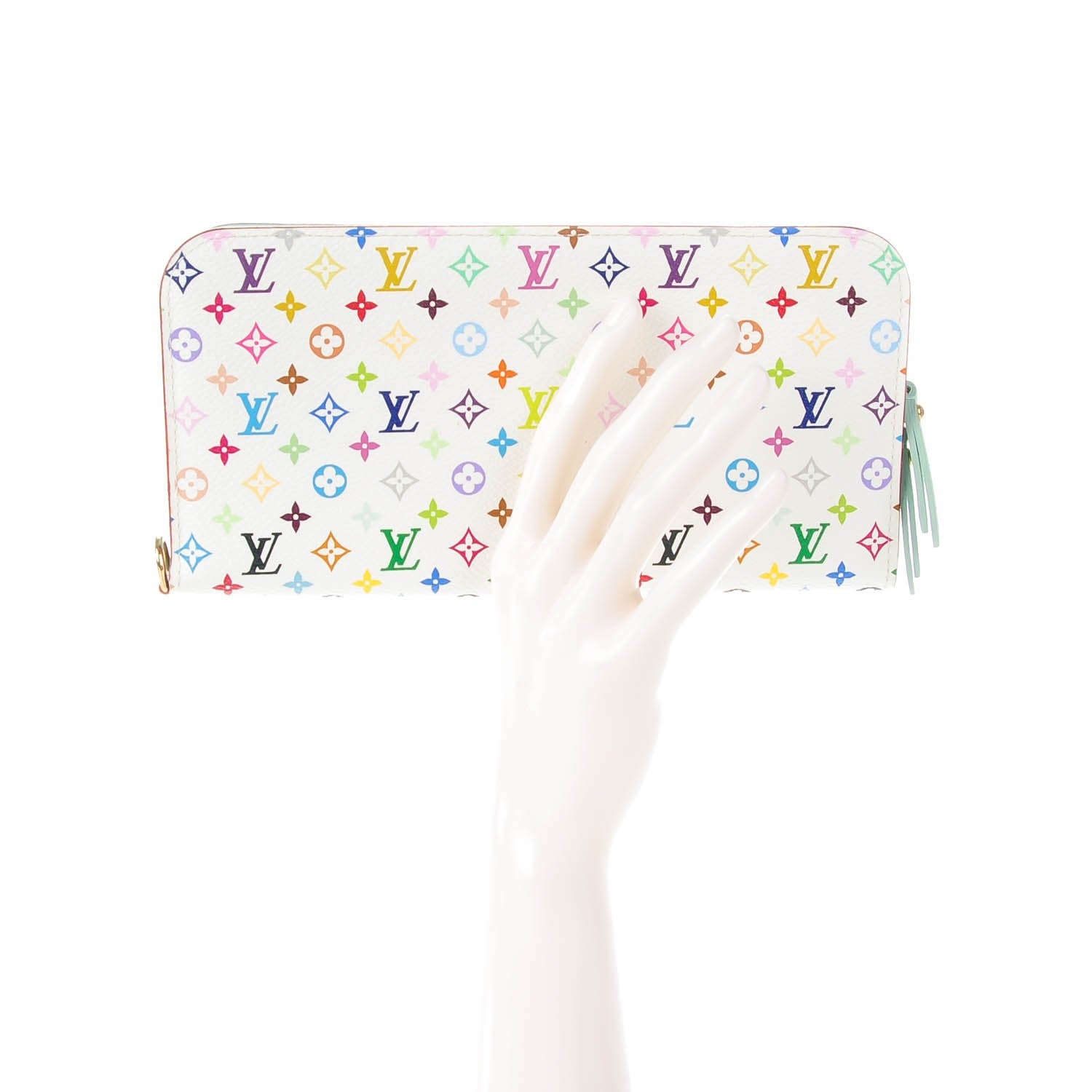 Louis Vuitton Monogram Multicolor Insolite Wallet White Anie 2 of 7