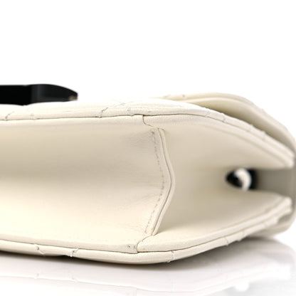 Chanel Sheepskin Quilted Mini Beauty Lock Flap White 8 of 8