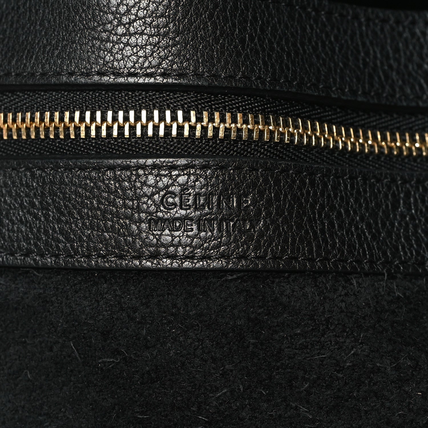 Celine Soft Grained Calfskin Small Belt Cabas Phantom Black 6 of 12