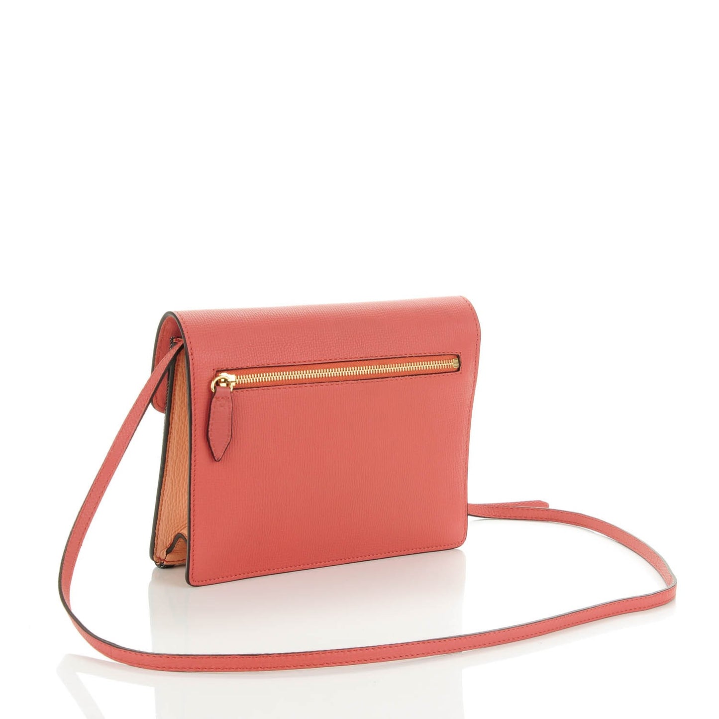 Derby Calfskin House Check Small Macken Crossbody Bag Copper Pink