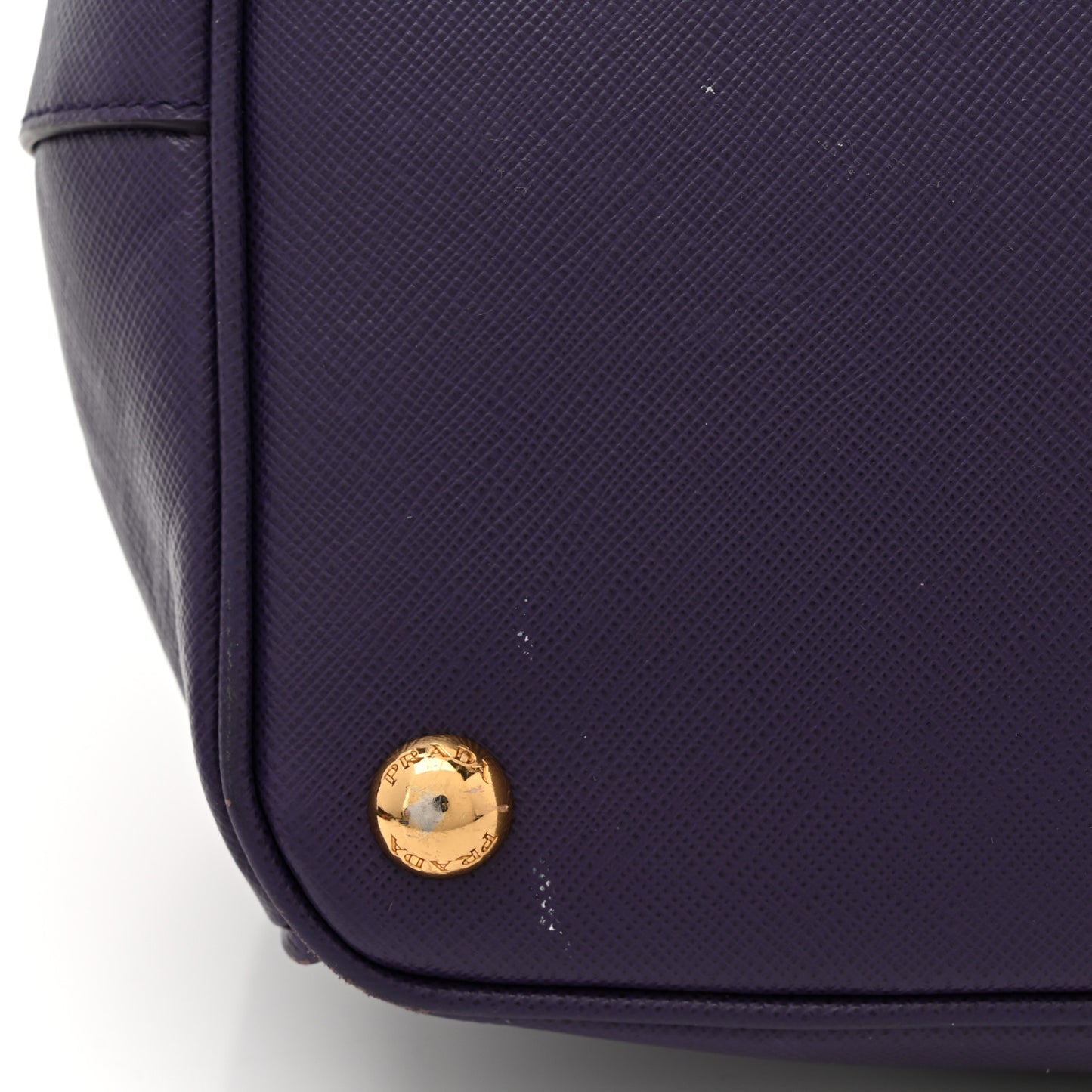 Saffiano Lux Large Galleria Double Zip Tote Uva