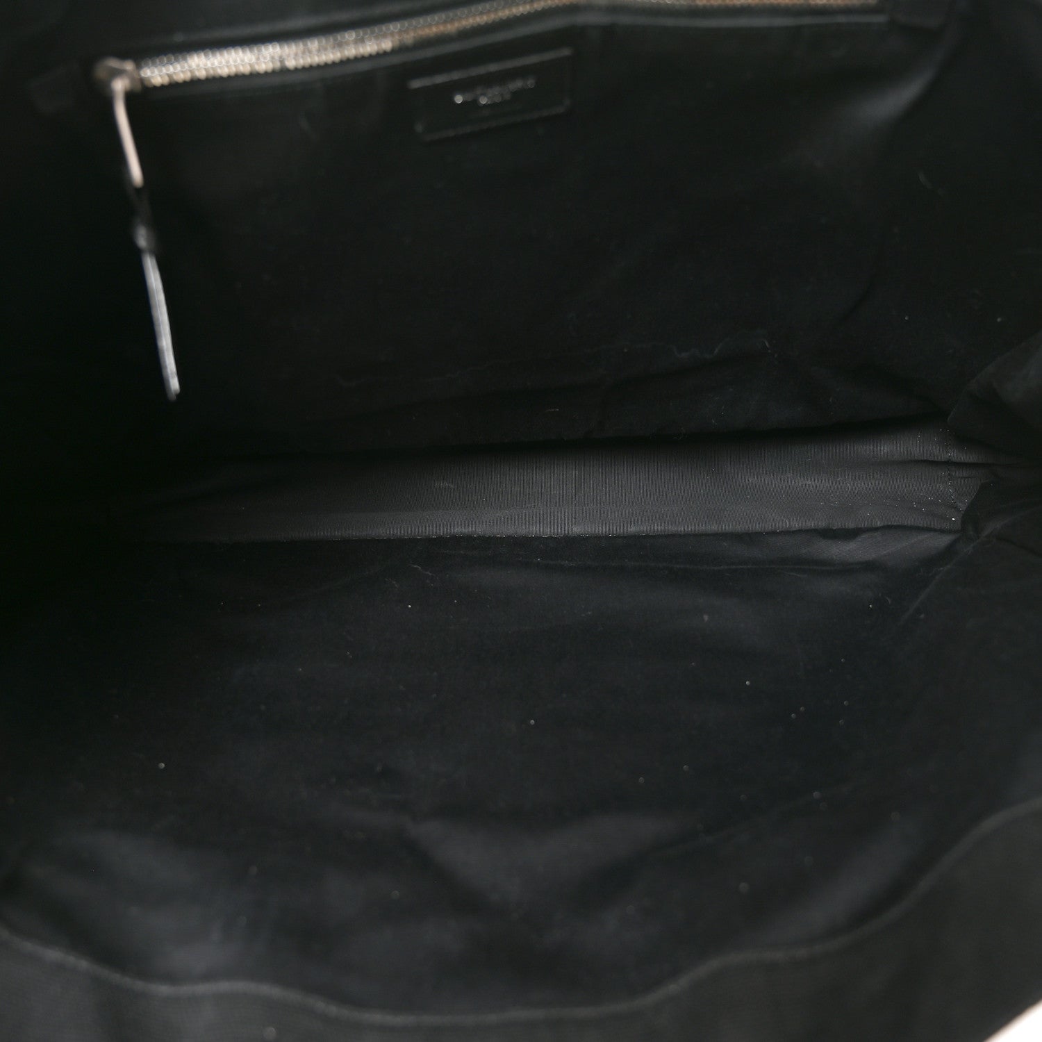 Saint Laurent Raffia Linen Calfskin Rive Gauche Tote Naturale Black 5 of 10