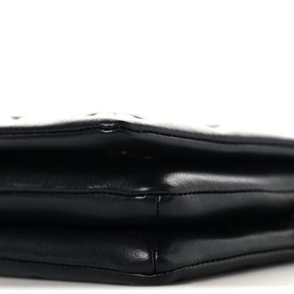 Louis Vuitton Lambskin Embossed Monogram Pochette Coussin Black 10 of 10
