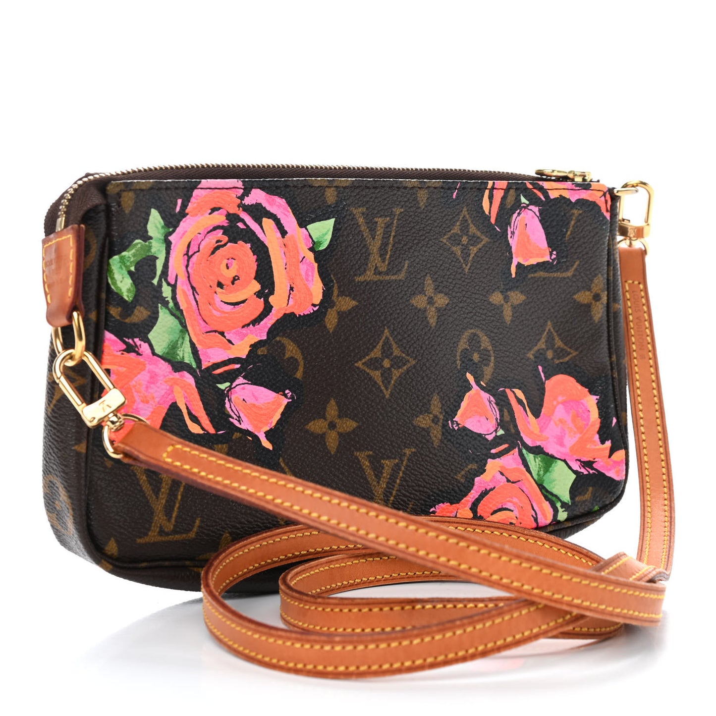 Monogram Roses Pochette Accessories Long Strap