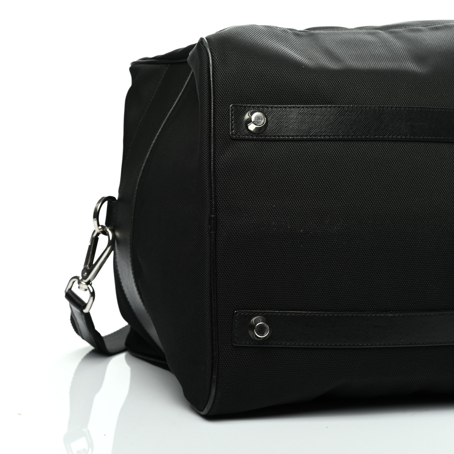 Prada Tessuto Nylon Duffel Bag Black 8 of 10