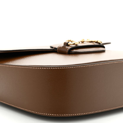 Gucci Azalea Calfskin Web Horsebit 1955 Shoulder Bag Brown Sugar 9 of 10