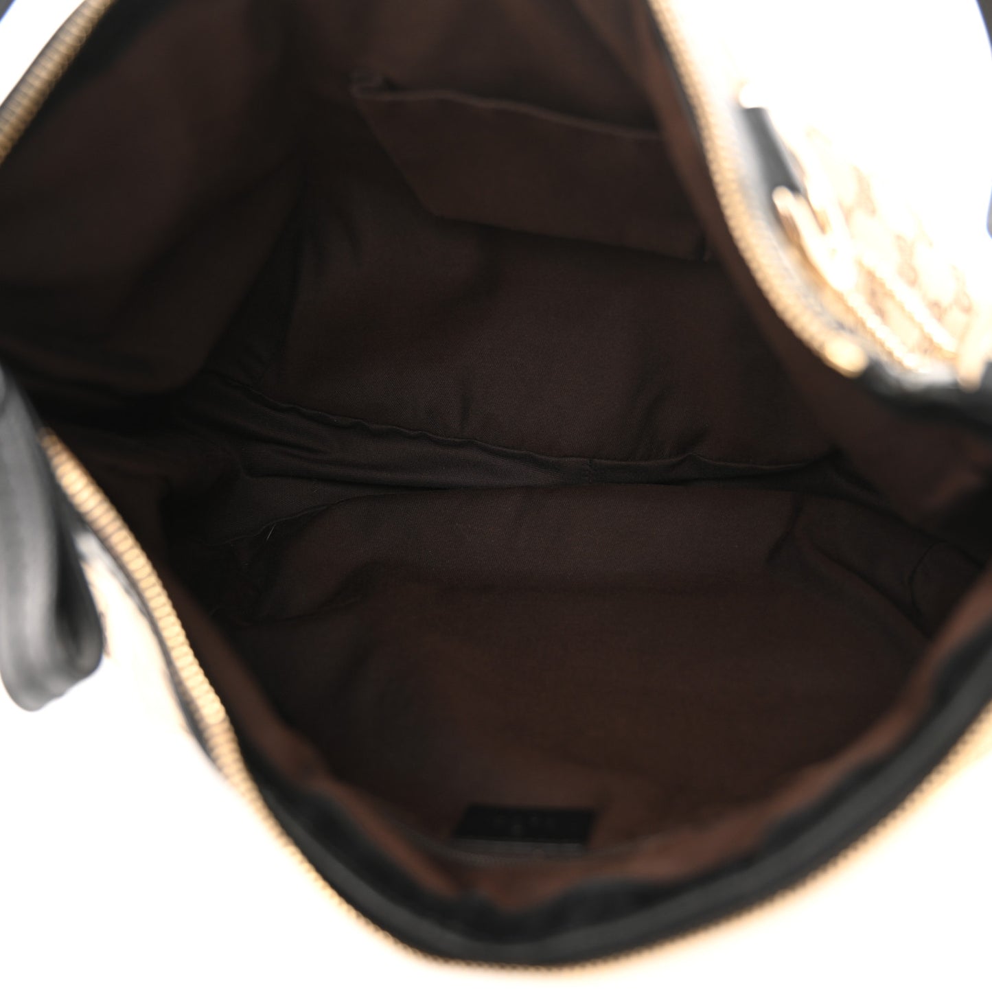 Monogram Medium Sukey Hobo Dark Brown