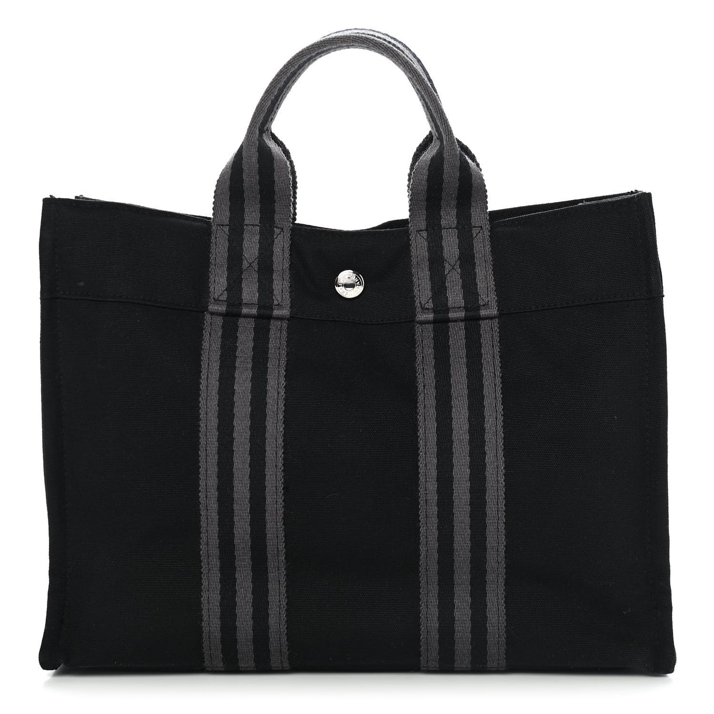 Canvas Herline PM Tote Black