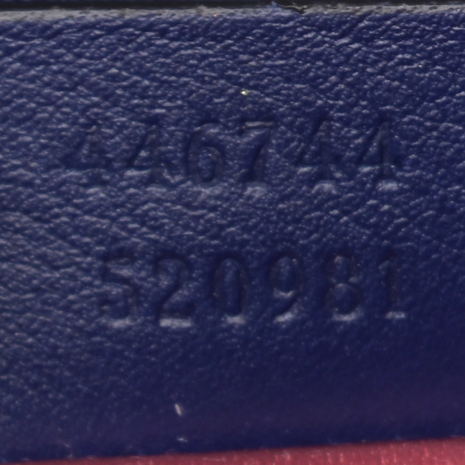 Gucci Velvet Matelasse Mini GG Marmont Shoulder Bag Cobalt Blue 7 of 9
