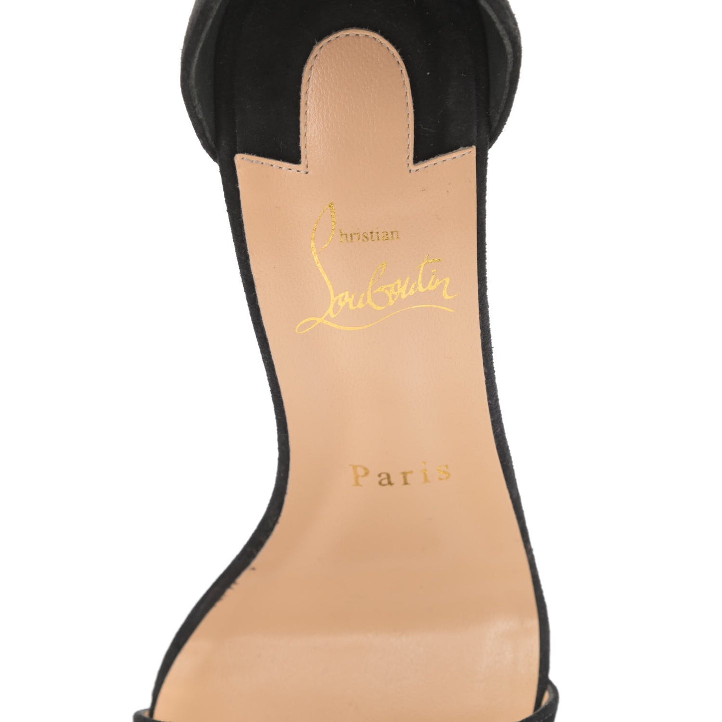 Veau Velours Planetava Spike 100 Sandals 36.5 Black