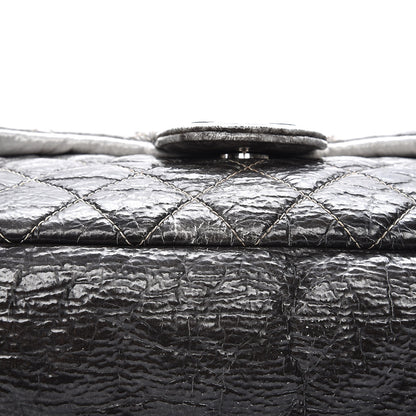 Chanel Vinyl Quilted Jumbo Melrose Degrade Flap Black 8 of 13
