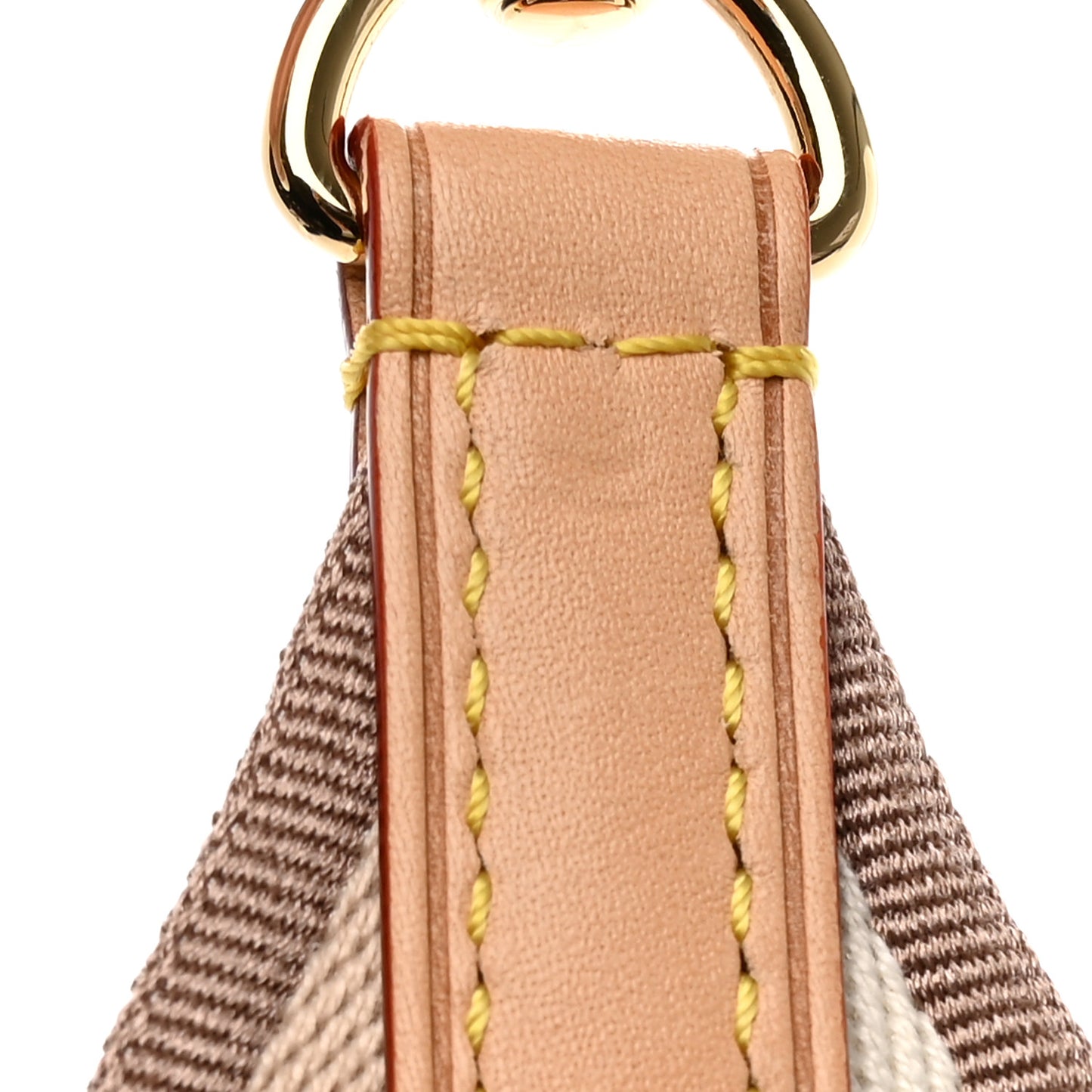 Jacquard Neverfull BB Shoulder Strap Beige Brown