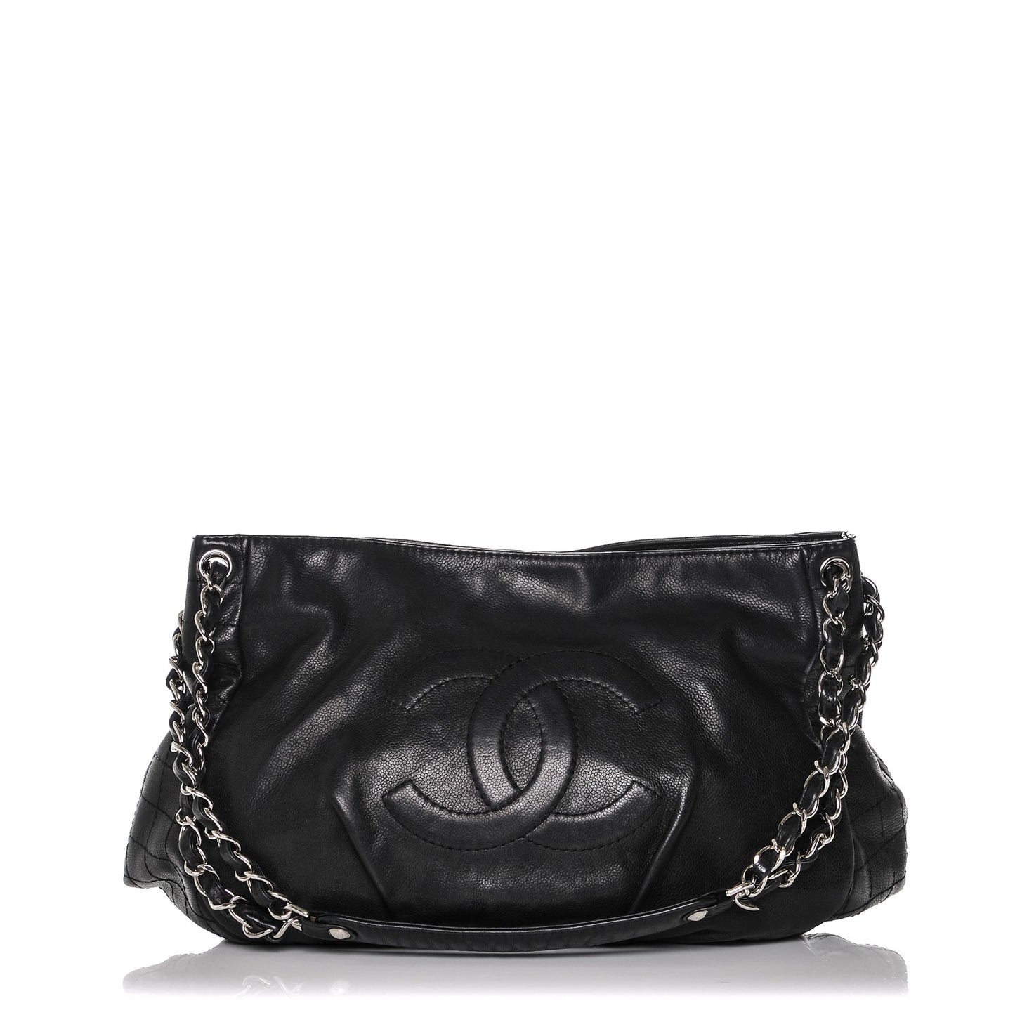 Caviar Timeless CC Shoulder Bag Black
