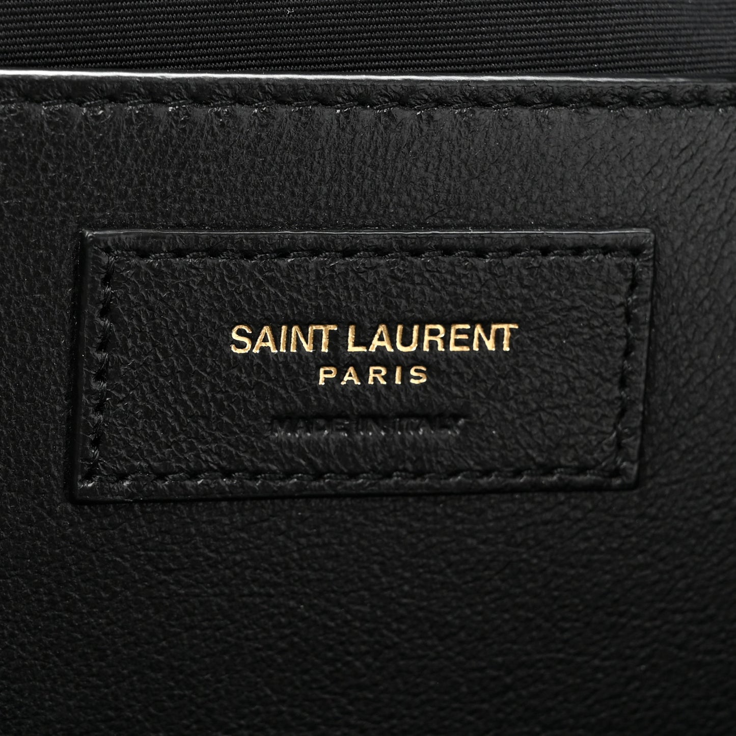 Lambskin Matelasse Monogram Large Jamie 4.3 Black