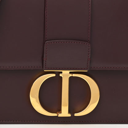 Christian Dior Smooth Calfskin 30 Montaigne Flap Bag Burgundy 6 of 8