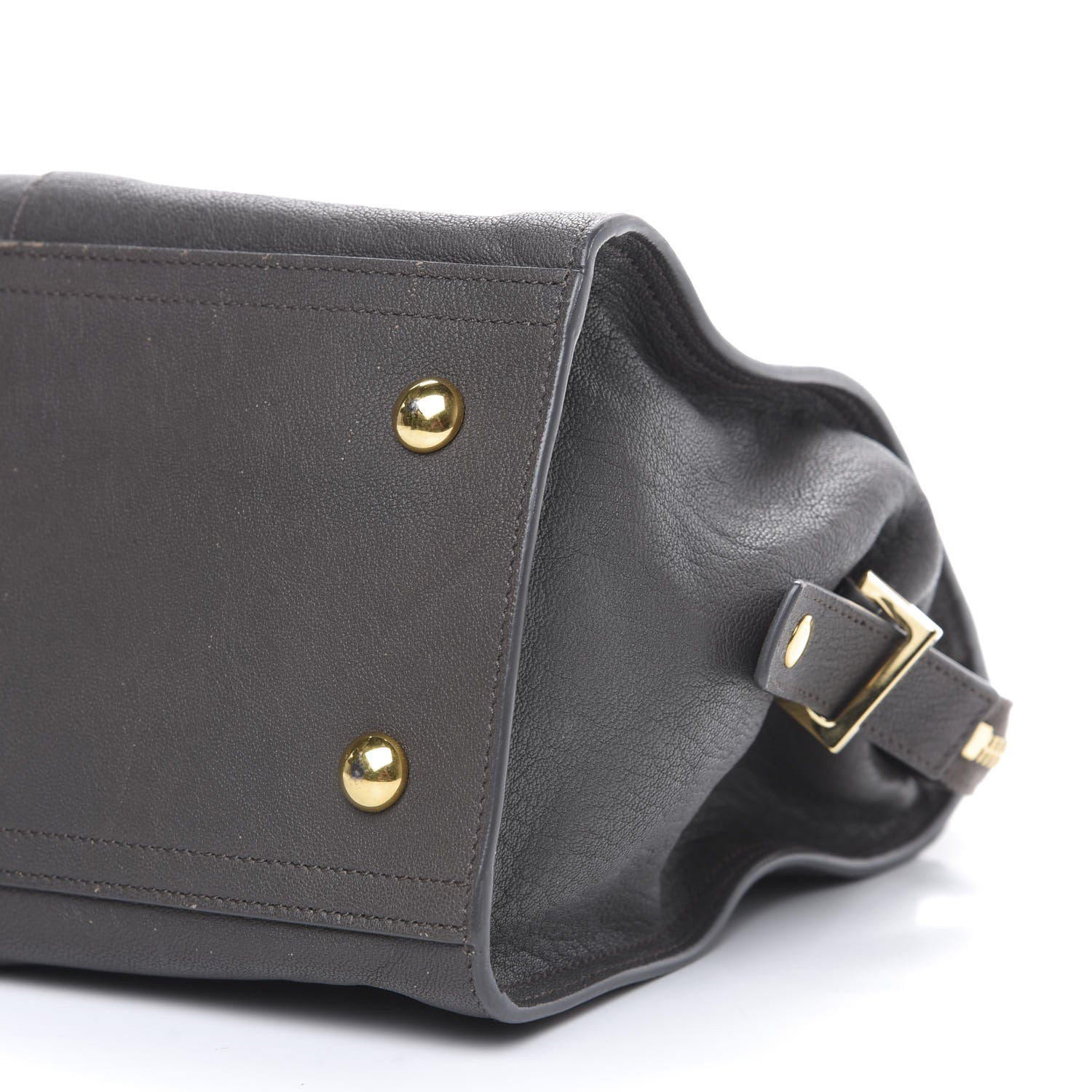 Saint Laurent Sheepskin Medium Cabas ChYc Grey 12 of 14