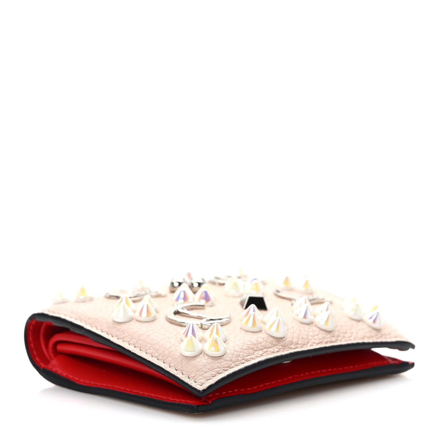 Christian Louboutin Calfskin Loubinthesky Panettone Palatin Wallet Ballerina 3 of 8