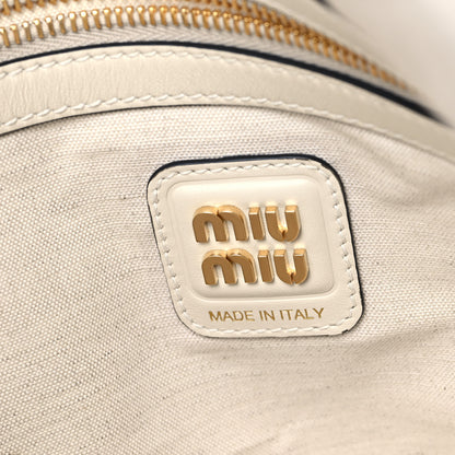 Miu Miu Nappa Ivy Bag Travertine Stone 6 of 9
