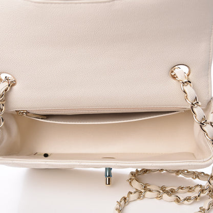 Chanel Caviar Quilted Mini Rectangular Flap White 5 of 8