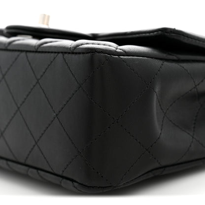 Chanel Lambskin Quilted Mini Rectangular Flap Black 11 of 11
