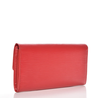 Louis Vuitton Epi Sarah Wallet Rouge 3 of 7