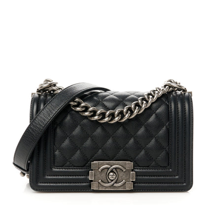 Chanel Lambskin Quilted Small Boy Flap Black 1 of 11