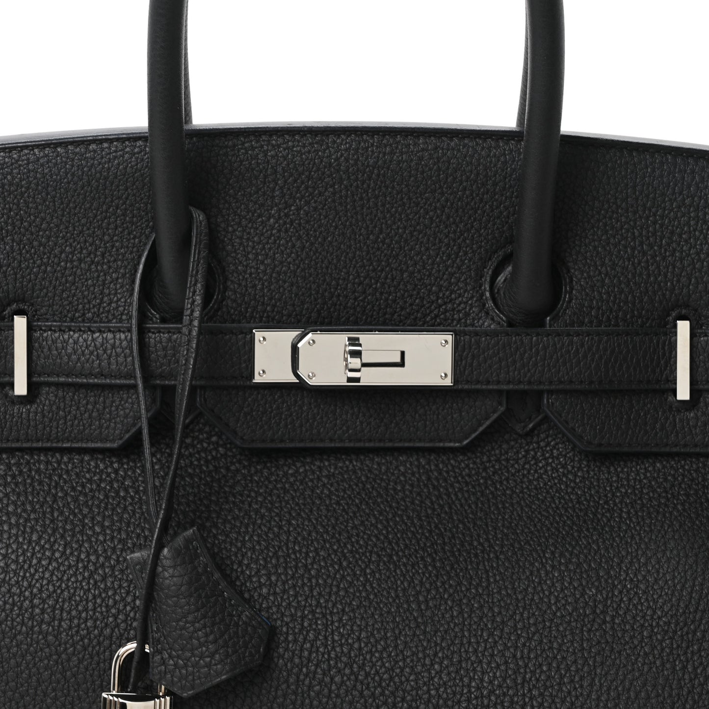 Togo Birkin 35 Black Bleu Agate