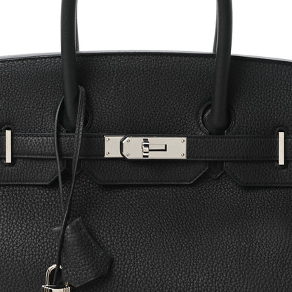Hermes Togo Birkin 35 Black Bleu Agate 8 of 10