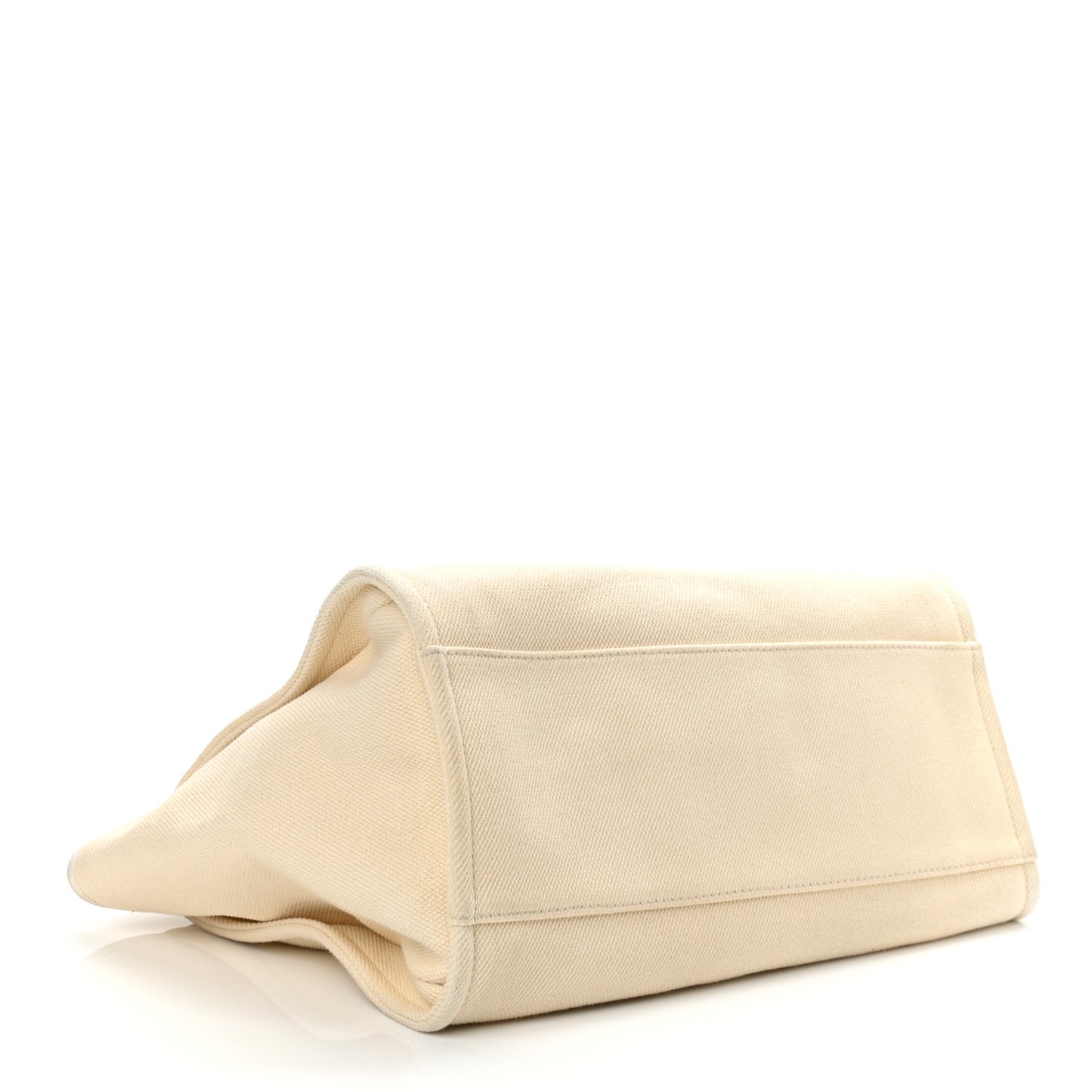 Canvas Pearl Medium Deauville Tote Ecru Beige