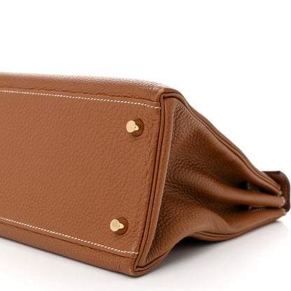 Hermes Togo Kelly Retourne 28 Gold 10 of 13