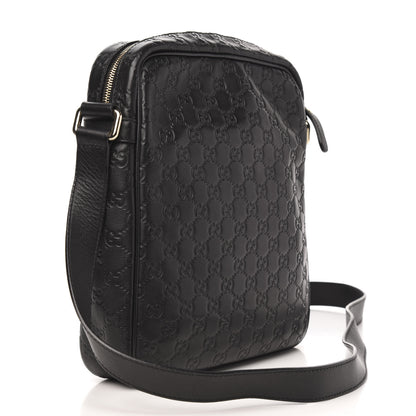 Gucci Guccissima Medium Messenger Black 3 of 11