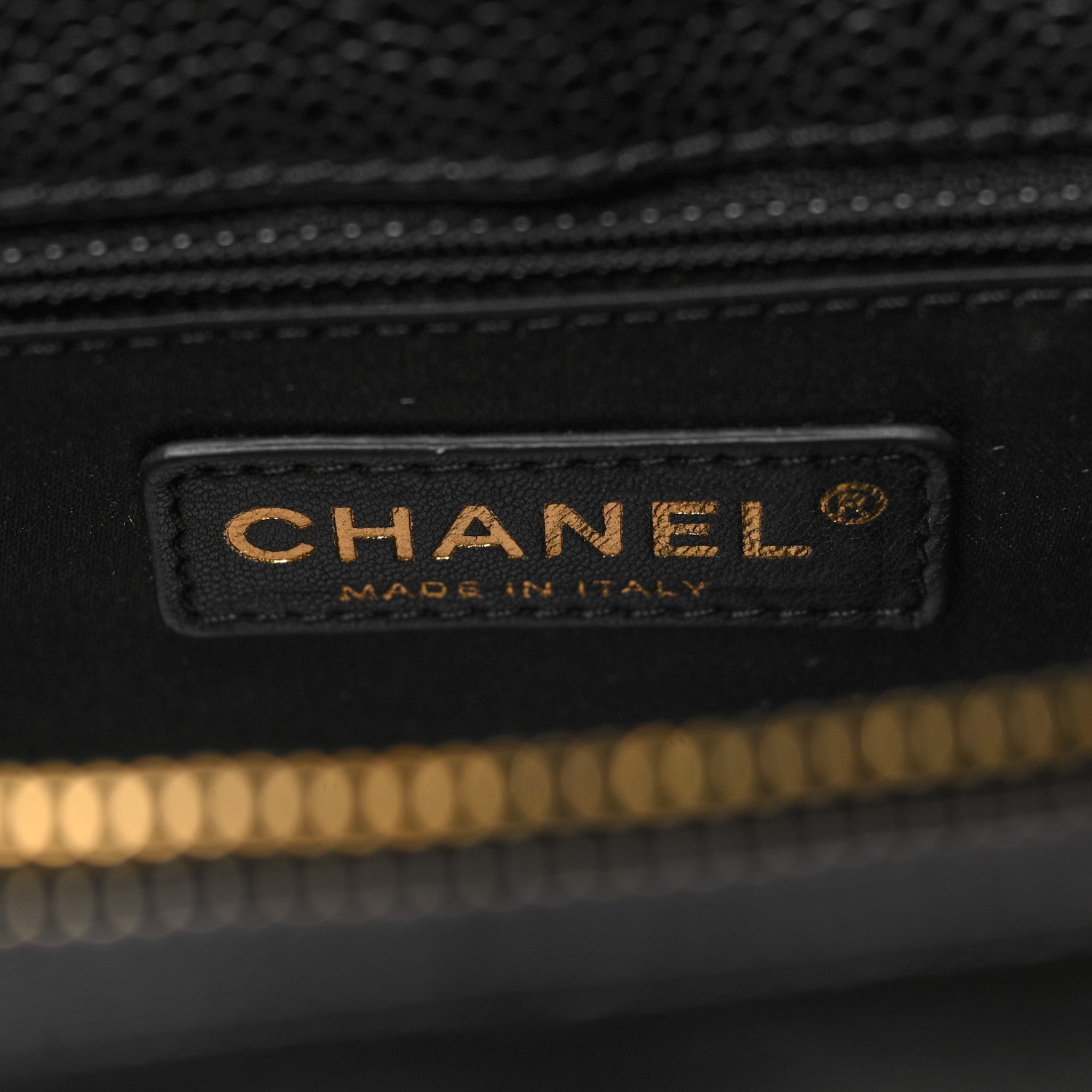 Chanel Caviar Quilted Grand Shopping Tote GST Black 7 of 12