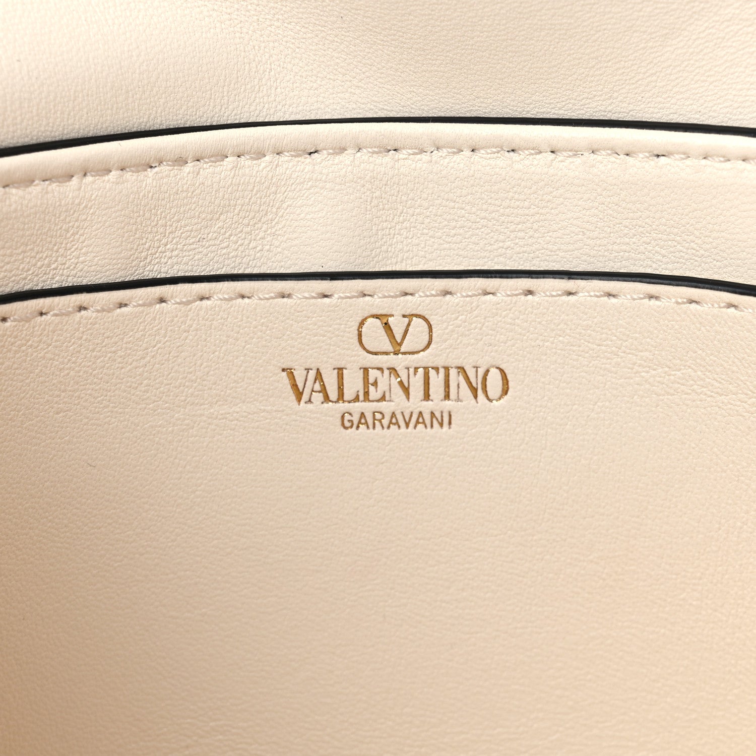Valentino Garavani Brushed Calfskin Rockstud Flip Lock Chain Shoulder Bag White 6 of 12