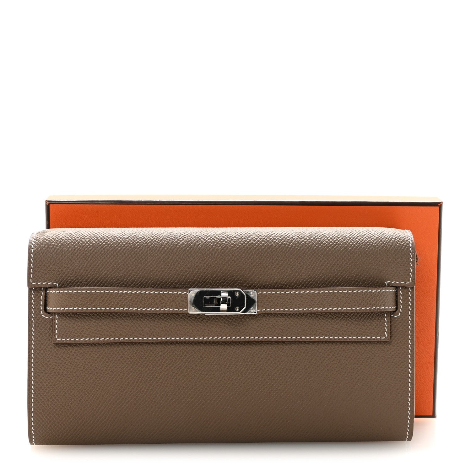 Hermes Epsom Kelly Wallet To Go Etoupe 10 of 10