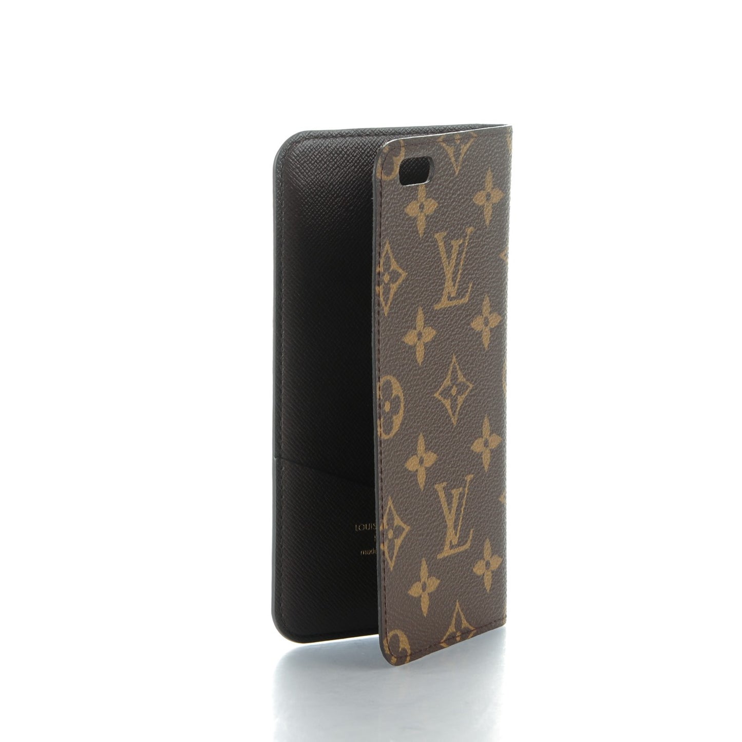 Monogram iPhone 6 Plus Folio Case Brown