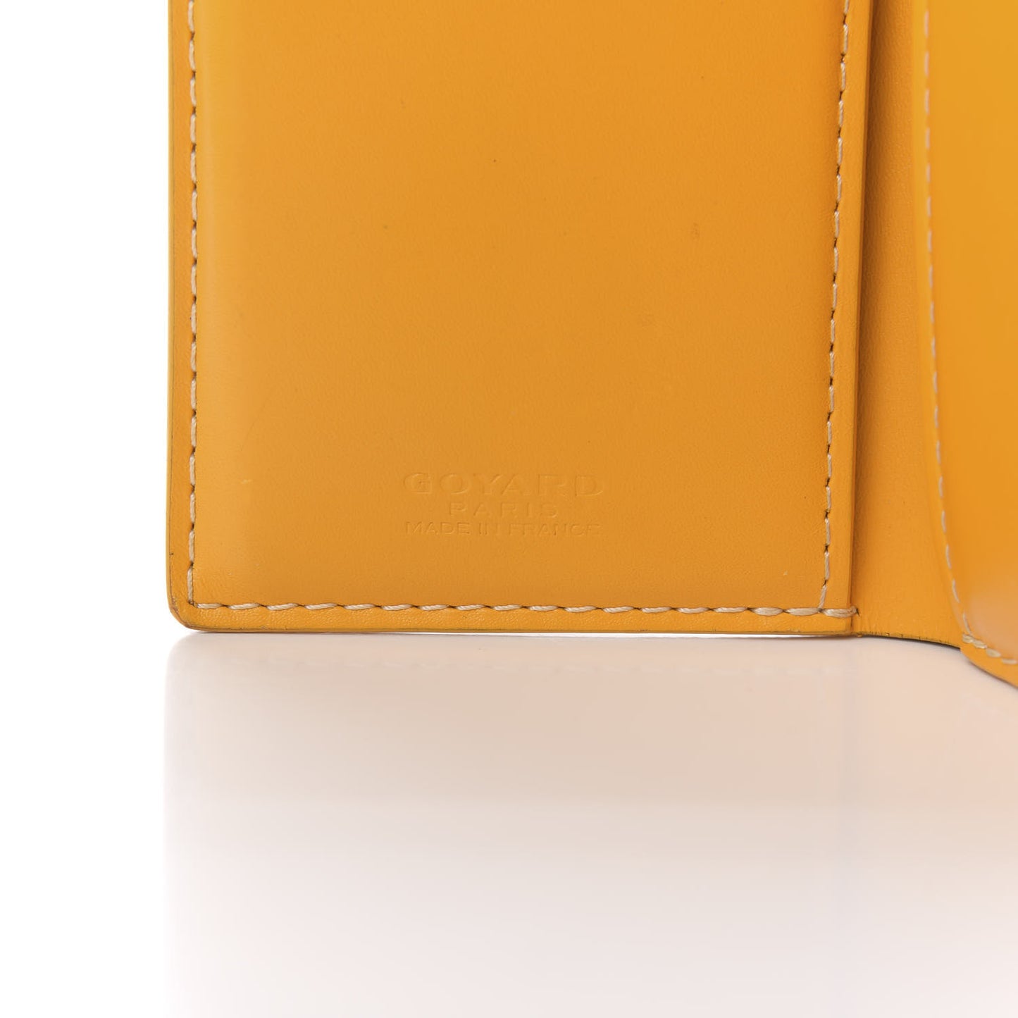 Goyardine Saint Pierre Card Holder Yellow