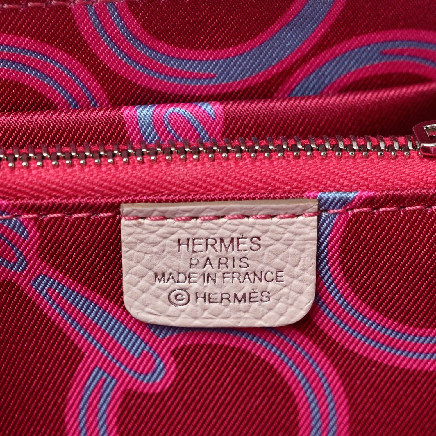 Hermes Epsom Silk'In Compact Wallet New White 6 of 8