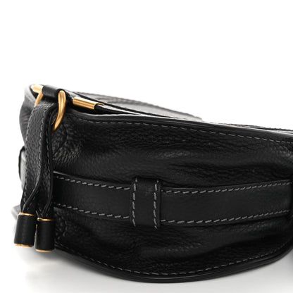 Chloe Calfskin Mini Marcie Round Crossbody Bag Black 9 of 10