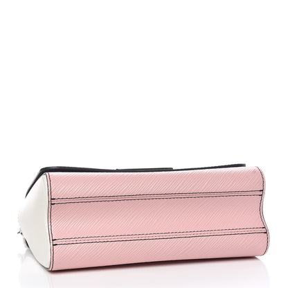 Louis Vuitton Epi Monogram Tape Twist Shoulder Bag MM Rose White 4 of 9