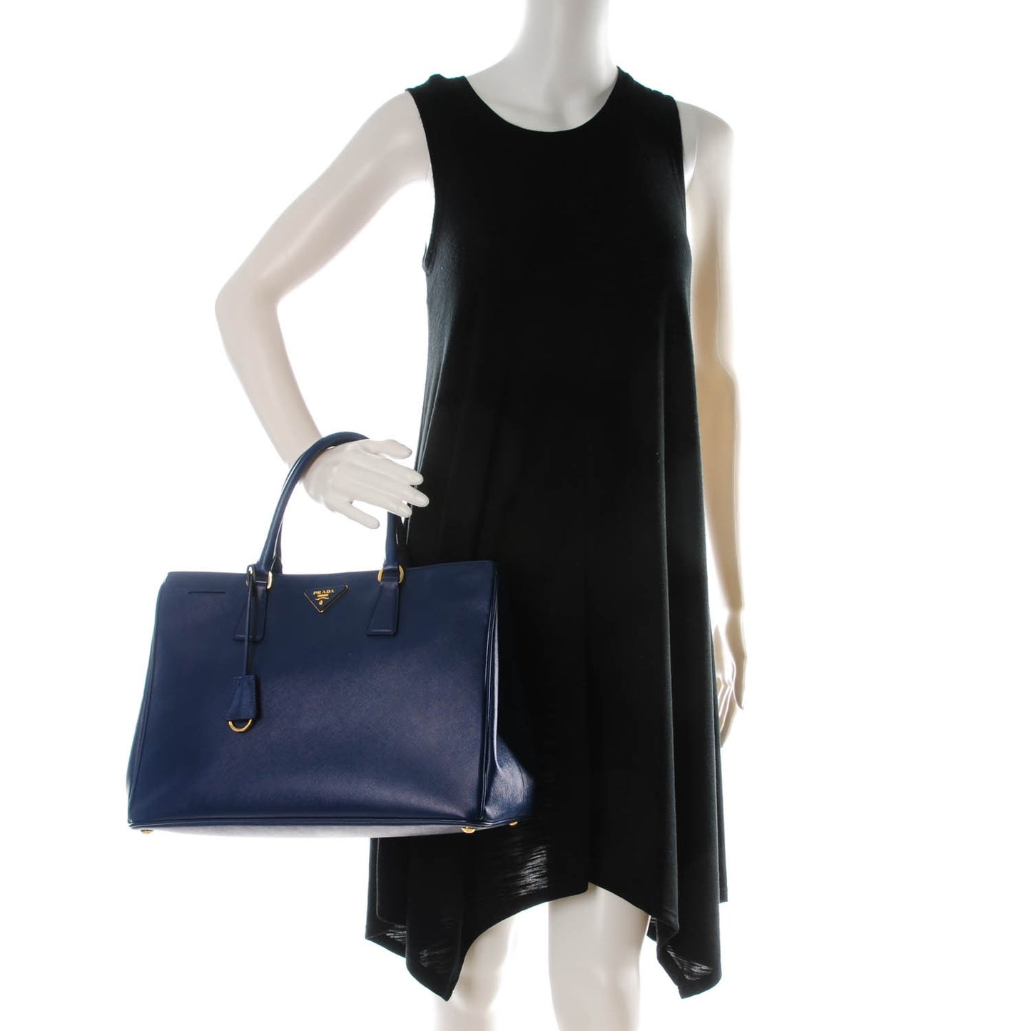Saffiano Lux Large Tote Bluette