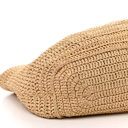 Saint Laurent Raffia Rive Gauche Tote Natural 9 of 10