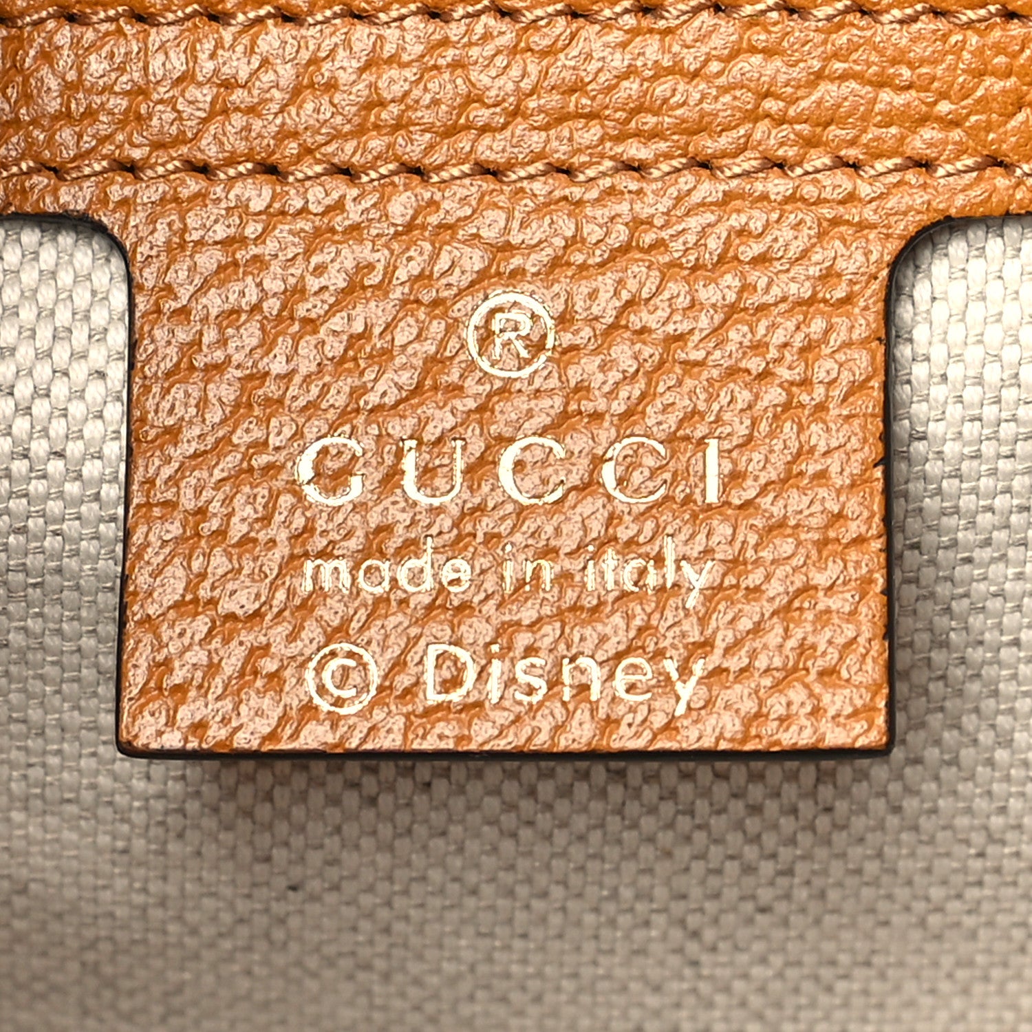 Gucci X DISNEY Mini Vintage GG Supreme Monogram Mickey Mouse Small Flap Messenger Bag Beige Vintage Sun Oil 6 of 9