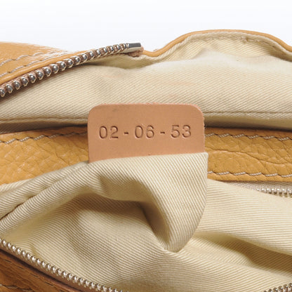 Chloe Leather Paddington Double Zipped Bowler Tan 6 of 8