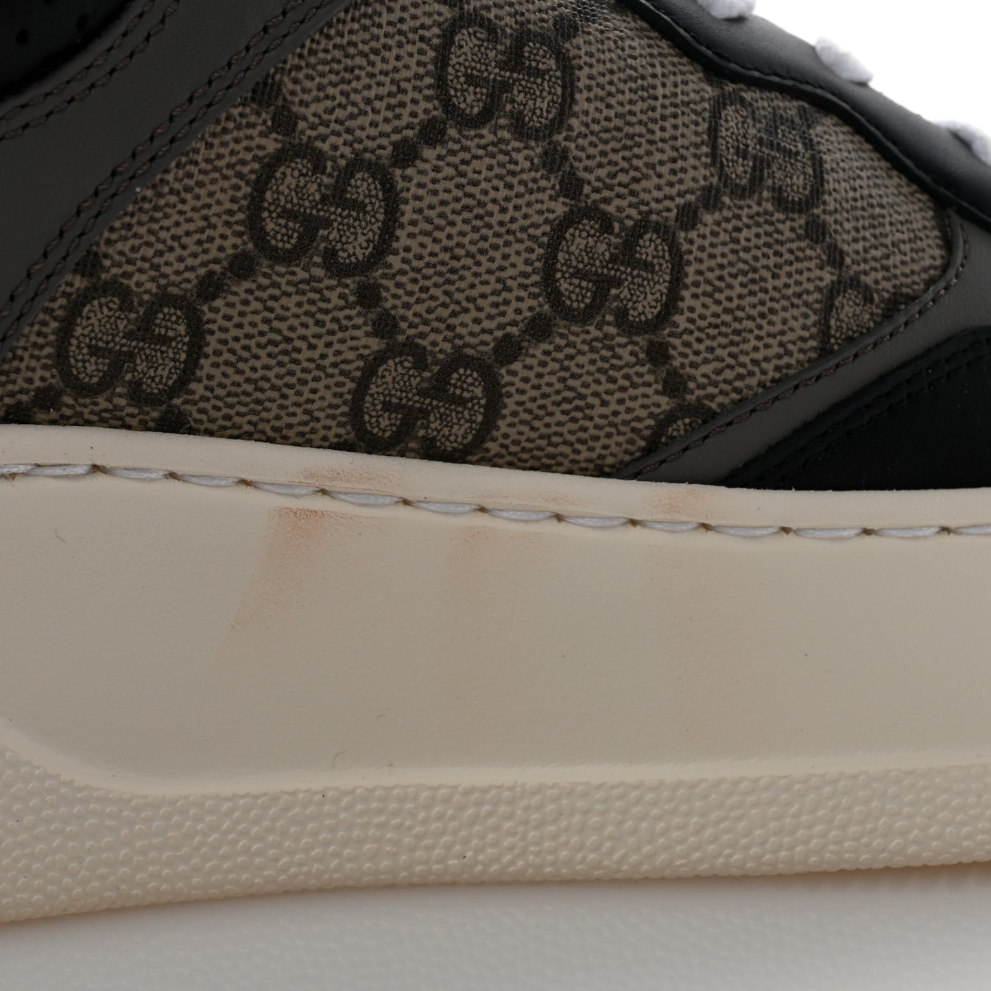 GG Supreme Calfskin Monogram Mens Interlocking G 55mm Sneakers 9