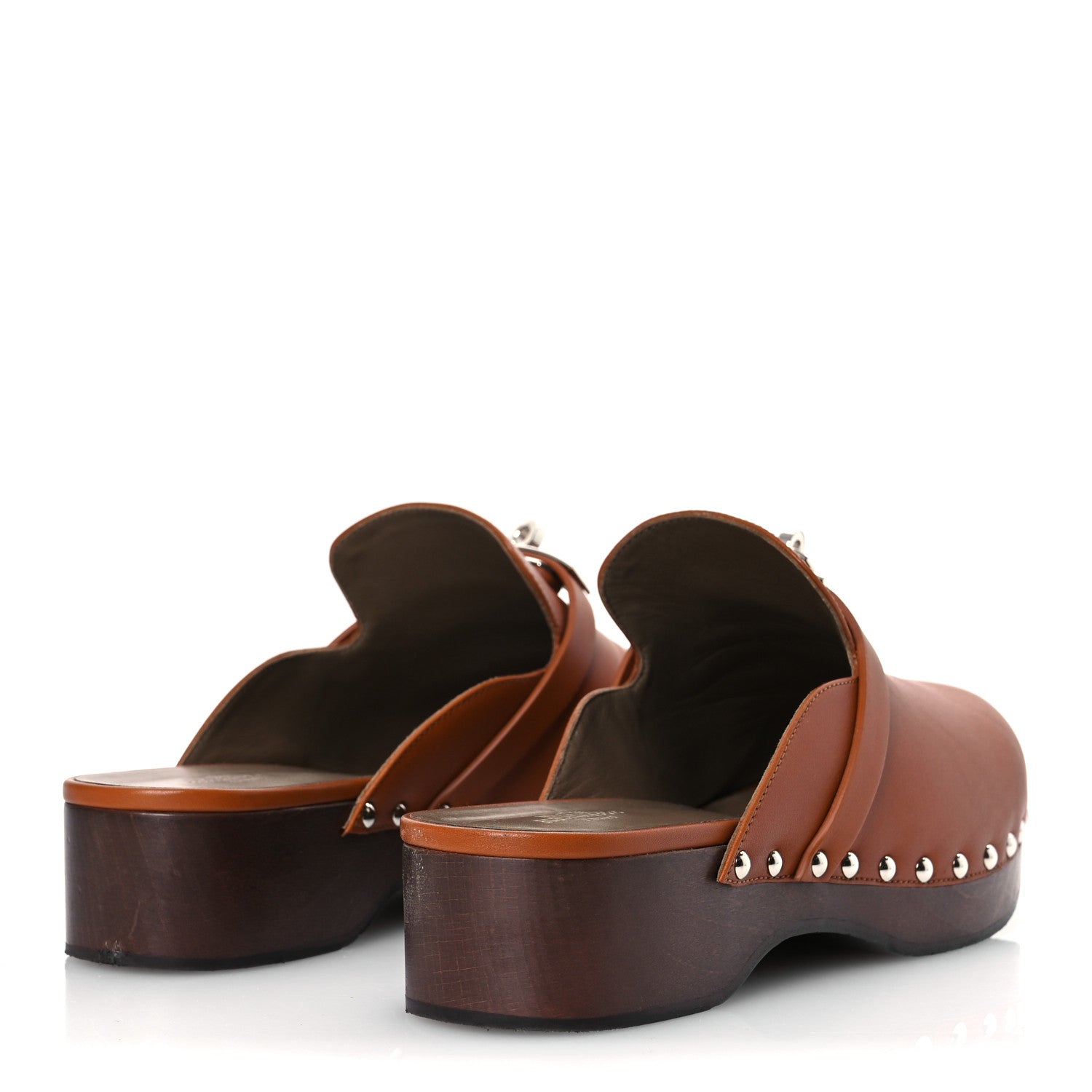 Hermes Heritage Calfskin Carlotta Mules 39 Naturel 5 of 13