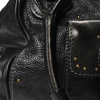 Chloe Calfskin Paddington Front Pocket Tote Black 11 of 13