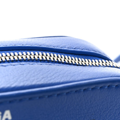 Balenciaga Smooth Calfskin Kittens Logo XS Everyday Camera Bag Electric Blue White 12 of 13