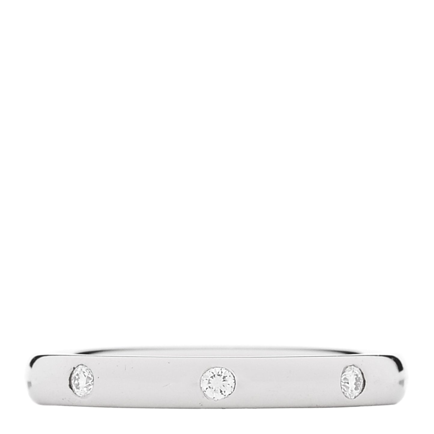 Platinum Diamond Tendrement Etoiles Wedding Band Ring 48 4.5