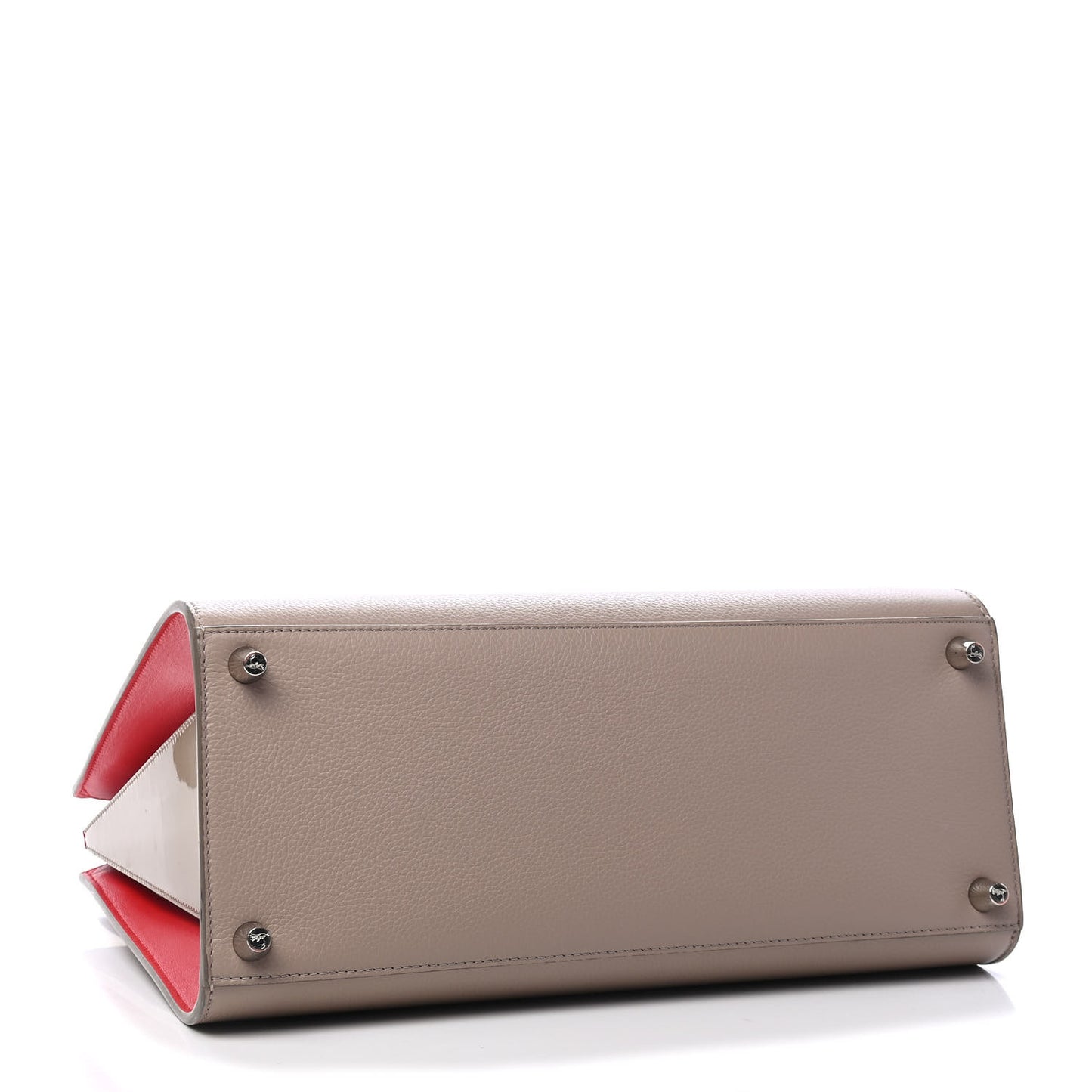 Calfskin Patent Studded Large Paloma Cashmere